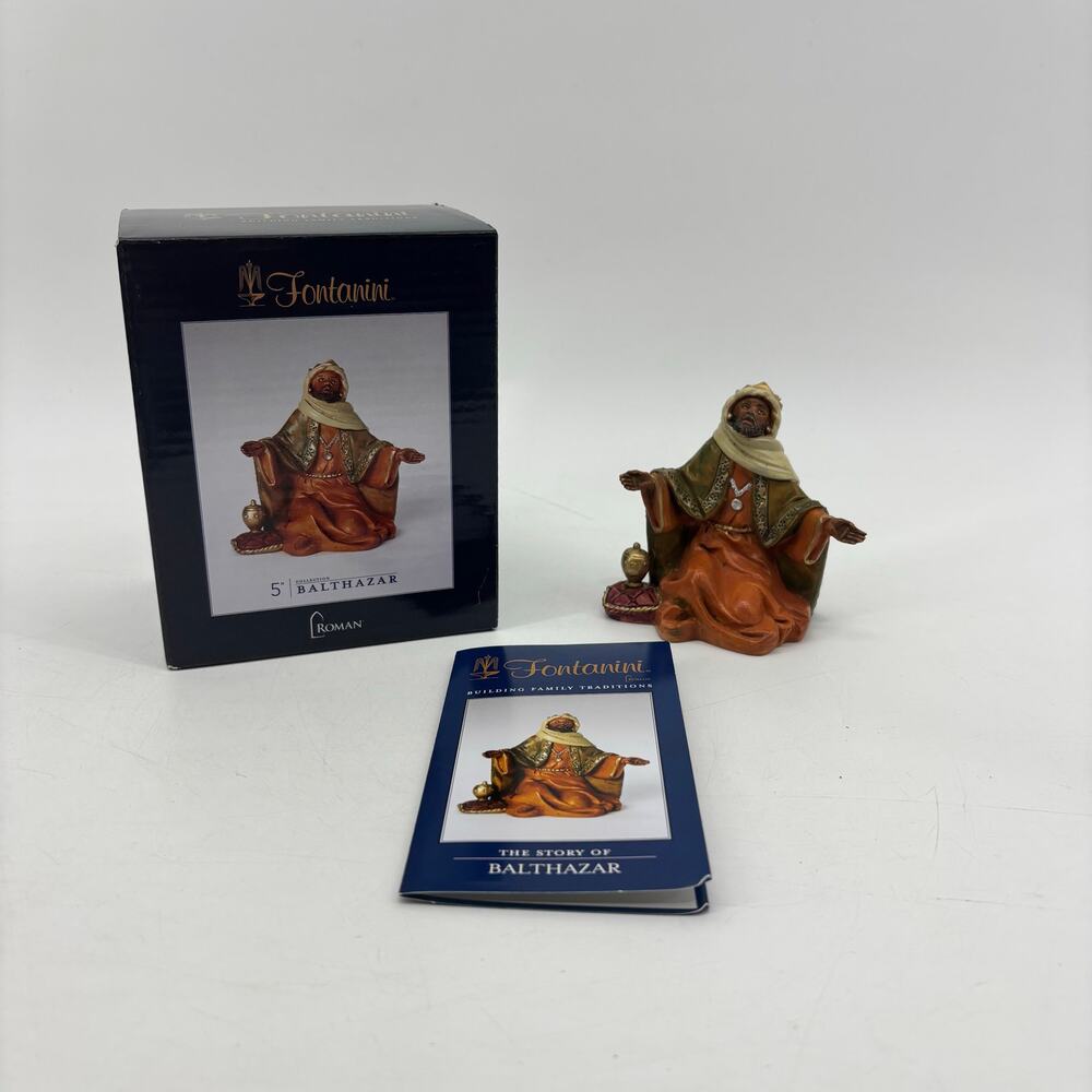 Fontaine Italy Wise Men Balthazar King Nativity Figure Christmas Holiday